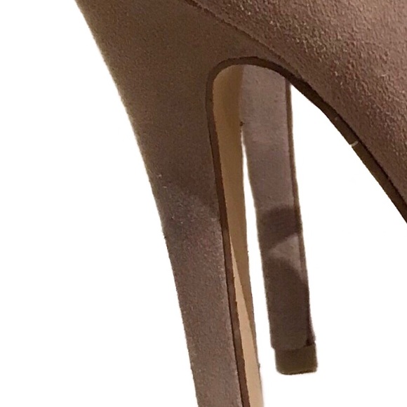 🆕 Shoemint Molly Blush Suede Heels - Picture 6 of 7